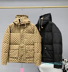 giacca con cappuccio Autunno Inverno piumino parka lettera con cerniera Giacca a vento all'aperto Sport Khaki nero congiunta Cappotti firmati Capispalla uomo Donna piumini