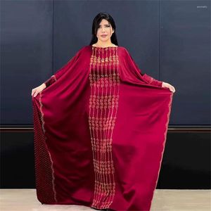 Etnik Giyim Kadınlar İçin Afrika Elbiseleri Elmaslar Şifon Gevşek Robe Dashiki Boubou Abaya Dubai Kaftan Müslüman Elbise Jilbab geleneksel