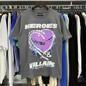 2024 Newmens T-Shirts Hellstar Kısa Kollu Tee Erkekler Kadın Grafiti Yazı Yüksek Kaliteli Sokak Giyim Hip Hop Moda T Shirt Hell Star Hellstar Shortrvyl