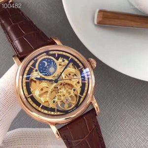 Wristwatches WG0276 Mens Watches Top Brand Runway Luxury European Design Automatic Mechanical Watch