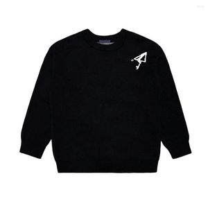 Men's Sweaters 2023 Autumn And Winter Cursive Paper Airplane Casual Sweater High-End Fashion Sportswear