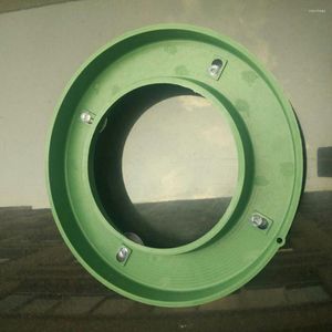 Hooks Ring Suction Cup Garland Plastic Fixed Plate Wedding Use Car Body Decoration Tool(Green)