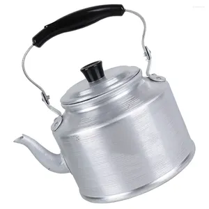 Mugs Aluminium Kettle Tea Pot Home Hushåll Tekanna Metall Desktop Handle Office Kitchen