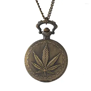 Taschenuhr-antike Bronzequarz-Uhr-Halsketten-Geschenk-Sammlung 50pcs/lot Großverkauf