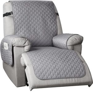 Chair Covers 1 Seat NonSlip Recliner Cover Sofa Slipcover Reversible Pet Protector Couch 231009