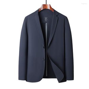 Men's Suits Summer Ultra Lightweight High Elasticity Breathable No Trace Business Casual Blazers Jackets 2023 Men Smart Suit Coats