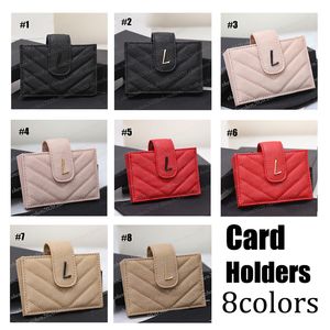 Metal Brand Fashion Mini Bag With 5-Slot Credit Card Holders 11X7x2cm