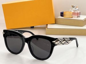 Очки 5A L Z1988W Круглые солнцезащитные очки Malletage со скидкой Дизайнерские очки для мужчин и женщин 100% UVA/UVB с сумкой для очков Fendave Z1986W