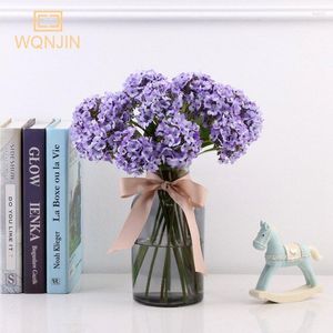 Decorative Flowers Artificial Mini Hydrangea Beautiful Bouquets Home Decor Wedding Centerpiece Christmas Tree Garland Decorations