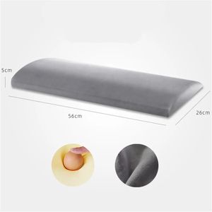 Cushiondecoratif Yastık 56cm Lomber Hafıza Köpük Yatak Yastıkları Bel Geri Destek Yastık Hamile Kadınlar İçin Yavaş Ribaund Basıncı 231009