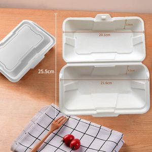 Hot dog packing box commercial disposable plastic American takeout custom hamburger box cake shop rice degradation disposable tableware food containers