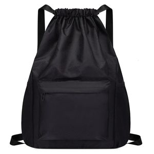 Sacos ao ar livre Yoga 2023 HOT Drawstring Backpack Fashion School Gym Bag Casual String Mochila Back Pack para Adolescente Mulheres Homens 231009
