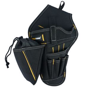 Waist Bags MELOTOUGH Drill Holster Impact Driver Holster Tool Bags Tool pouch With Bit Pouch Heavy Duty Impact Holster for Tool Belt 231006