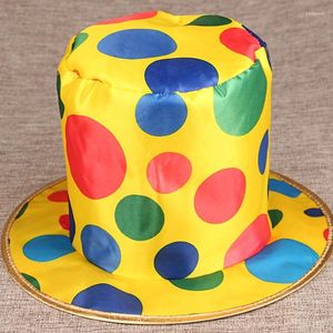 Cappellini da palla Cappello da clown Novità Divertente mago Halloween Accessori per costumi cosplay Top colorati per feste