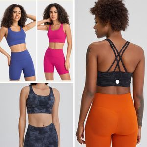 LU-370 Kadın Egzersiz Salonu Spor Sütyen Top Fitness Yukarı Yoga Atletik Sütyen Kadın Mahsul Sports Tops