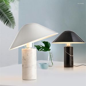 Table Lamps Led Lamp Designer Modern Marble For Living Room Bedroom Study Desk Decor Lights Nordic Home Night Bedside