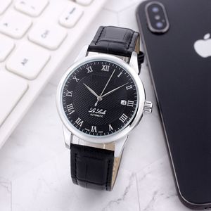 Tisso handledsklockor för män 2023 Mensklockor Tre nålar Automatisk mekanisk WASTCH 1853 Högkvalitativ Top Luxury Brand Designer Clock Leather Strap Fashion Gift