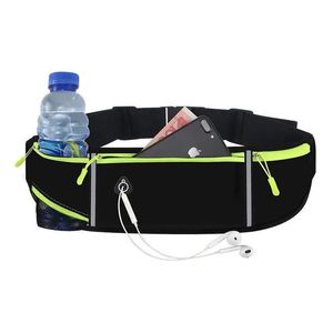 Utomhuspåsar Sports Fanny Pack Women Belt Bag Gym Running Midjeväska Män Telefon Vatten Hydration Ryggsäck Tillbehör 231009