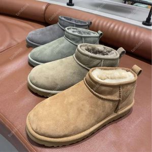 Ultra Mini Platform Boot Mustard Seed Driftwood Goat Boot Tazz Slippers Tasman Slides Petites Suede Wool Blend Winter Designer Mini Boots Uggsity Slippers 625ESS