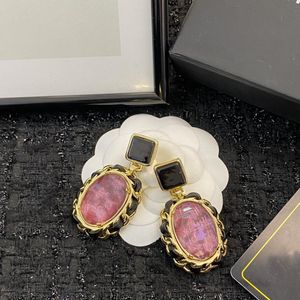 Vintage large gemstone earrings are both gorgeous and flashy