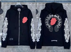 Ch Hoodie Дизайнерские мужские толстовки Дизайнерские Chromes Зимние кофты Heart Hoodie Куртка с длинным рукавом Свободные мужчины Женщина Хип-хоп 220