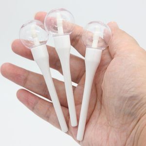 Lollipop Shape Lip Gloss Bottle Empty 6 ml 10 ml Lipgloss containrar Makeup LipGlaze Tube Plastic Clear White Wcaoi