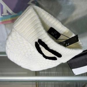 Crânio bonés designer de luxo marca carta impressão verificação beanie qualidade superior outono inverno mistura tricô chapéus ao ar livre manter chapéu quente na moda