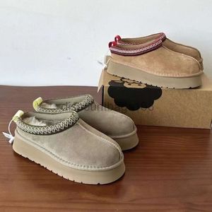 2023 Tasman Cali Wave Sport Slipper Homens Mulheres Tamanho Grande 36-46 Tazz Slides Australian Mini Boot Fur Classic Plataforma Botas Camurça Lã Winter16