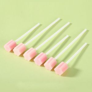 Disposable Oral Care Sponge Sticks Baby Kids Safe Tooth Cleaning Mouth Swabs With Stick Sponge Head Newborn Infant Care Accessories