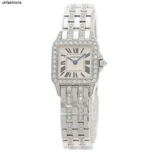 Luxus-Ct-Uhr Herren-/Damenuhren Ct Santos Demoiselle Sm Diamantuhren Wf9003yc K18 Weißgold HB1P