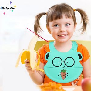 Bibs Burp Cloths Baby Bibs Waterproof Silicone Feeding Baby Saliva Towel born Cartoon Aprons Baby Bibs Adjustable Different Styles of Bibs 231006