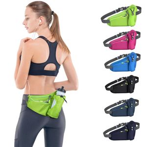 Sacos ao ar livre Esportes Hidratação Cinto Saco Correndo Pacote de Cintura Celular com Suporte de Garrafa de Água para Ciclismo Caminhadas 231009