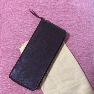 محفظة Long Women Wallet Wallet Leather Bag Luxury Fashion Fashion Actions Cardholder Tote Simple and Properatile