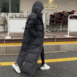 Women's Trench Coats Parka Coat Extra Maxi Long Winter Jacket Warm Women Hooded Big Plus Size Female Lady Windbreaker Overcoat Outwear High