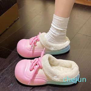Women's Thermal With Fleece Outdoor Waterproof Snow Ankle For Women Lolita Shoes Cowboy