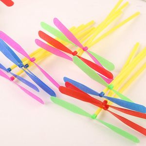 Party Favor 10/20/30/40pcs Novely Plastic Bamboo Dragonfly Propeller Baby Kids Outdoor Toor Flying Arrows Birthday Present