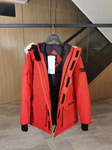 Do ciepłego wiatrowego zimnego płaszcza, Casual 2024 Zwiększenie Super Antarktyka moda en The Cool Winter Goose New Designer Personal Carm