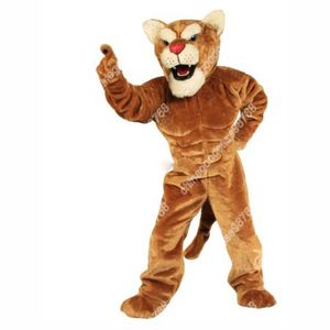 2024 Hot Sale Corby Cougar Mascot Costume Anime Carnival Performance Apparel Ad Apparel Dress