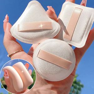 10 st svampar Applikatorer Bomullsmink Svamp Puff Soft Candy Dry Wet Dual-Use Air Cushion Powder Kit Round Square Triangle Form Tools 231009