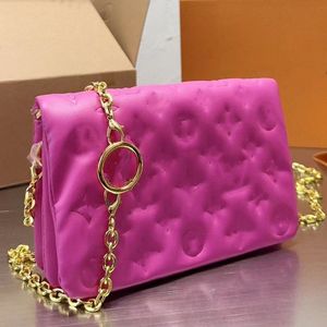 Bolsa de luxo bolsa de designer Coussin BB cadeia carteira moda mulheres bolsas de noite titular de cartão mini bolsa de compras genunie couro preto rosa sacos de ombro