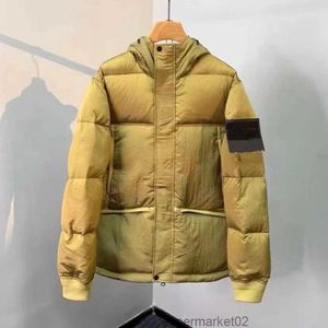 2023 New Designer Men's Down Coat Winter Reflective Cotton Metal Nylon Waterproof and Warm Upset Fashion Letter Stones Jacket Coat M-2xlp8b2
