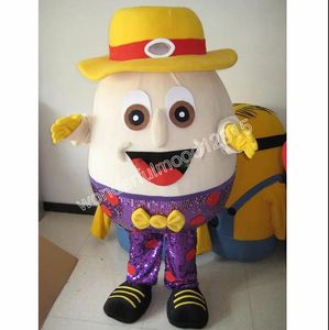 2024 Paskalya Yumurta Maskot Kostümleri Karnaval Hallowen Hediyeleri Unisex Yetişkinler Süslü Oyunlar Kıyafet Tatil Açık Reklam Kıyafet Takım