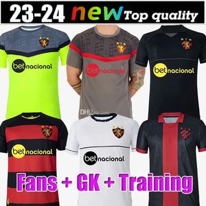 23 24 Sport Club Do Recife Soccer Jerseys Home Away 90 Andre 77 Silva Mikael 9 Trellez 30 Neves 35 Sabino 1 Mailson 14 Welison 10 Thiago Men Women Kids Football camisa66