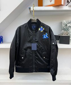 Outono e inverno nova marca jaqueta masculina moda borboleta impressão design tamanho asiático jaqueta de alta qualidade designer luxo