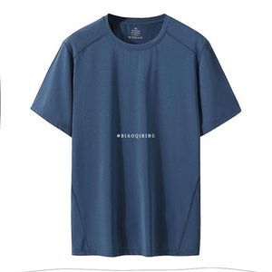 Men's T-Shirts Quick Dry Sport T Shirt Men 2021 Short Sleeves Summer Casual Mesh Cotton Plus OverSize 6XL 7XL 8XL Top Tees GY2312