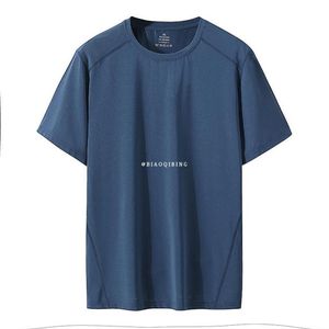 Herr t-shirts snabb torr sport t shirt män 2021 korta ärmar sommar casual mesh bomull plus överdimensionerad 6xl 7xl 8xl topp tees gy2312