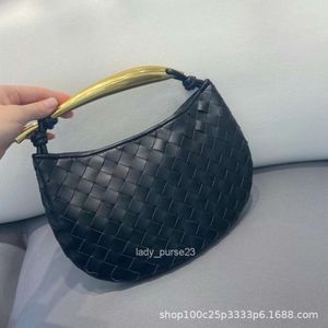 Bottegaas Bags Bag Wrist Version Same Sardine Same Half Shark Family Light Luxury Sardines Versatile Handbag Venetas Woven 29cm Fo98