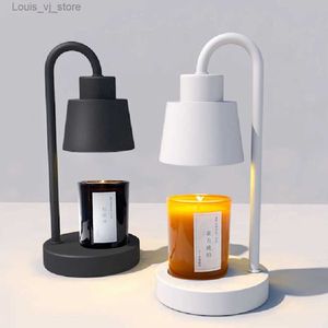 Lâmpadas de mesa Lâmpada de aquecimento de vela elétrica Retro Melt Warmer Luz Segura Cera Derretendo Dimming Switch para Mobiliário Doméstico YQ231009