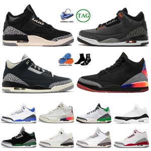 3S Sport-Basketballschuhe 3 Outdoor Herren Damen Jumpman Fear Off Noir Dark Mocha Pine Green J Balvin Balck Zement Cardinal Red Designer DHgate Baskets Sneakers