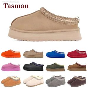 Småbarn Tasman II tofflor Tazz Baby Shoes Kids Chestnut Fur Slides Sheepskin Shearling Classic Ultra Mini Boot Winter Mules Slip-on Wool Little Big 6611ESS